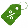 Discount tag icon